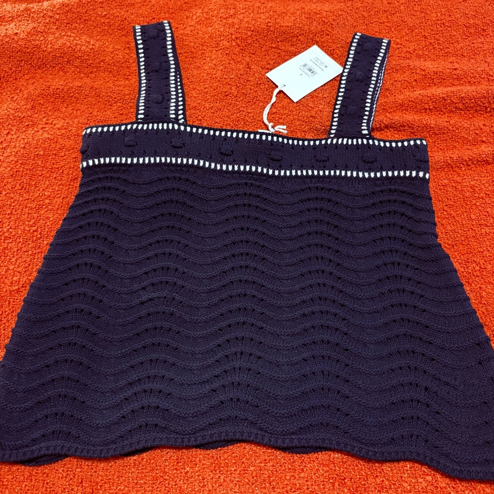 Chic Black Crochet Camisole